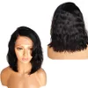Wavy Lace Front Bob Wigs Short Full Lace Wig with Baby Hair Side Part Glueless Lace Front Wig for Women2670595