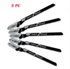 卸売送料無料5 PCS 3 '' 12tpi炭素鋼T-Shank Jigsaw BladeフィットウッドOSB