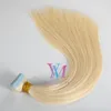 VMAE Double Drawn Brazilian Straight 40Pieces/Pack 100g 120g Blonde Natural Color 12 to 26 InchTape in Hair Extension