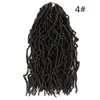 Nu Locs Curly Crochet Braiding Hair 1824 Inch Top Selling Ombre Soft Goddess Faux Locs 90gpcs Synthetic Hair Extension BS251968246