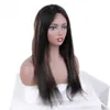 ブラジルのレミーグルーレスレースフロント人間の髪のウィッグロングストレートヘアウィッグ黒人女性オムレ人間の髪の毛ウィッグ＃1b / 30ハイライト色