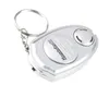 Silver Ultraljud Anti-Mosquito Key Ring Mini Mosquito Killer Electronic Mosquito Repeller Key Chain Free Shipping