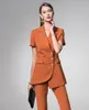 Robes mère de la mariée Orange 2 pièces, tenue formelle à manches longues pour mariage, costumes Tuxedos, veste et pantalon 248g