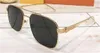 Nouveau créateur de mode Men Sunglassessquare Metal Frame simples lettres imprimées antiv 400 Protection Ourdoor Eyewear avec 2602914