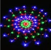 LED-netverlichting Spinnenweblicht Flits Sterrenhemel Kerstdecoratie Sprookje Rond Festival Op maat gekleurd Multifunctiona2657