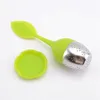 Creative Silicone Tea Infuser Leaves Shape Silicon Teacup with Food Grade Make Tea Bag Filter Stainless Steel Strainers Tea Leaf Diffuser