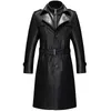 echtes leder trenchcoats