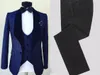 giacca da tuxedo velluto navy