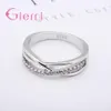 Ringen voor vrouwen gevuld kristaltype Trendy mode 925 sterling zilveren sieraden bijouterie groothandel goed cadeau