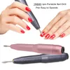 Elektrisk nagelborrmaskin Ställ Nail Art Polish Pen Pedicure Nail File Kit Manikyrmaskin för Acrylic Gel Nails Tools