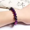 8MM Fashion Brand Luxury Natural Stone Healing Crystal Stretch Beaded Bracelet Donna Uomo Handmade Precious Gemstone Round Bracciali Gioielli