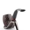 Nowa rzeźbiona żywica Bakelite Rura Oczyszczalna Filtr typu Bend Portable Hammer Rura dla mężczyzn
