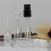 Mini flacons de parfum en verre de 2 ml, bouteille en verre de 2 ml, flacons d'échantillons rechargeables petit récipient de flacon de pulvérisation d'atomiseur LX1760