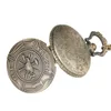 Bronze clássico bombeiro herói analógico relógio de bolso de quartzo colar corrente para presente masculino reloj de bolsillo8644257