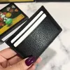 Mini Purse Classic Black Genuine en cuir de crédit en cuir Sacs de carte portefeuille Top Quality Bank Bank Card CARDE SAGE COIN POCKE SAG SMA246V