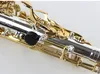 New Japanese Alto Saxophone Suzuki SZKA-X818GS musical instrument silver plated gold key Alto Promotional Free shipping