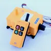 Freeshipping HS-4 4 Channels1Speed Control Hoist Industrial Wireles Crane Radio Remote Control Switch 4 keys 1 receiver+ 2 transmitter