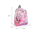 Zaino per unicorno Zaino da viaggio Borsa colorata Ragazza carina Studenti delle scuole primarie e secondarie Regali Bardian 37ruf1