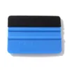 Double Sided Car Felt Squeegee Vinyl Film Wrap Blue Scraper Tools Car Sticker Tools Auto Modification Styling Accessories Red Blue HHA120