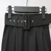 QNPQYX Kobiety Eleganckie Czarne Spodnie Sashes Kieszenie Zipper Fly Solid Ladies Streetwear 2020 Casual Chic Spodnie Pantalones 3 kolory