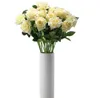 Высококачественный многослойные шелковые розы Искусственных цветов для украшения свадьбы Single-vessle Rose свадебного декоративного fllowers