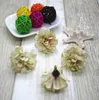 5 CM Yapay Çiçek Ipek Ortanca Çiçek Kafa Düğün Ev Dekorasyon için DIY Çelenk Hediye Kutusu Karalama Defteri Zanaat Malzemeleri