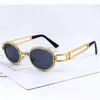 Colorful Small Round Rhinestone Sunglasses Women Diamond Sun Glasses Classic Eyeglasses Men Clear Lens Vintage Shades