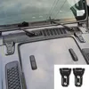 Cerniera per portiera per auto a 2 porte/coperchio cerniera/cerniera porta ruota di scorta in fibra di carbonio per accessori esterni auto Jeep Wrangler JL