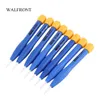 Freeshipping 8pcs/Lot Adjust Frequency Screwdriver Set Anti-static Plastic Ceramic Set Slotted Repair Hand Tools Kit Screwdriver Set