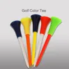 100 шт. / Сумка Multi Color Plastic Golf Tees 83mm Прочная резиновая подушка Топ Golf Tee Golf Аксессуары Бесплатная Доставка