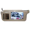 7-calowy samochód Sun Visor Mirror Screen LCD Monitor DC 12V Beżowy Wnętrze Lustro Ekran do AV1 AV2 Player Camera Car DVD