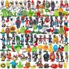 Versie 1-4 planten vs zombies actiefiguren pop speelgoed 3-8 cm pvc cartoon anime pop kinderen speelgoed kerstcadeau feestelijke display