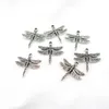 22848 45PCS Alloy Antique Silver Vintage Insects Dragonfly Pendant Charm Fashion Jewelry Accessory DIY Part2801