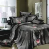 atacado Frete grátis 4pcs conjuntos de cama 3D impresso do fundamento do Bedclothes Black Tiger edredão