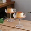 Dessert Drinkware western style Restaurant high beauty glass ice cream cups yogurt pudding desserts cup snack bowl