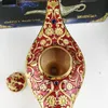 Fairy Tale Aladdin Magic Lampa Vintage Censer Creative Metal Aroma Burner Multi Color Incense Brännare Ny Ankomst 35 * 12 * 18.5cm 660