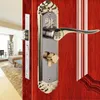 Hardware europeo semplice interno porta in legno serratura camera da letto serratura maniglia della porta del bagno