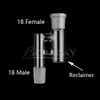 Beracky 14mm 18mm Reclaim Ash Catcher 어댑터 남성 여성 유리 드롭 다운 Quartz Bangers Nails Bongs Oil Rigs