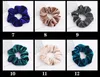 50pcs Girl Women's Velvet Hair Scrunchies Tie Accessories Ponytail Holder Scrunchy Hair bands velour Hair loop Pleuche Headwear