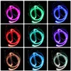 LED Strip light Fiber Optic Glow Whip Rave Toy 150cm 10 Colour Light up Dancing Show for Party Music Festival Christmas Carnival2173723