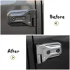 ABS Chrome Door Hinge 4Door Version Decoraion For Jeep Wrangler JL 2018 Factory Outlet Auto Exterior Accessories