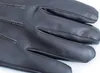 Moda-Uomo inverno outdoor ciclismo vento caldo autunno moda PU guanti neri tre guanti in pelle elastica all'ingrosso