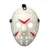 Máscaras de máscaras para adultos Jason Voorhees Skull faceMask Paintball 13th Horror Movie Mask Scary Halloween Costume Cosplay Festiva220N