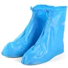 High-Top Anti-Slip Rain Shoes Cases Unisex Adult Kids Zipper Rain Shoe Covers Outdoor Waterproof Protector Shoes Boot Cover DH0887