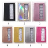 Empty Lashes Boxes 5Pairs Eyelashes Packaging Book Whole Custom Holographic Gold Silver Pink Black Color Empty Book1748769