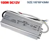 Freeshipping DC 12V 24V LED Driver 100W 120W 150W 200W 250W 300W Водонепроницаемый IP67 12 Вольт Силовой трансформатор питания питание 5А 10А 15А