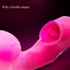Sesso orale vibratore leccare lingua vibratore erotico femminile masturbatore clitoride vaginale stimolatore clitoride ventosa giocattoli adulti del sesso per le donne Y191026