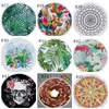 Indisches Mandala-Strandtuch, runde Decke, Polyester-Druck, Wandteppich, Yoga-Matte, Sommer-Picknick-Teppich, Serviette De Plage, 69 Designs, YW3774-WLL