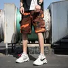 ABD Stok! Erkek Yaz Pamuk Nefes Şort Moda Kargo Sokak Hip Hop Kısa Pantolon Diz Boyu Casual Erkek Giyim