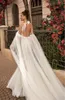 Elihav Sasson 2019 Meerjungfrau-Hochzeitskleider mit Umhang, ärmellose Spitze-Brautkleider, rückenfrei, Sweep-Zug-Hochzeitskleid, günstig